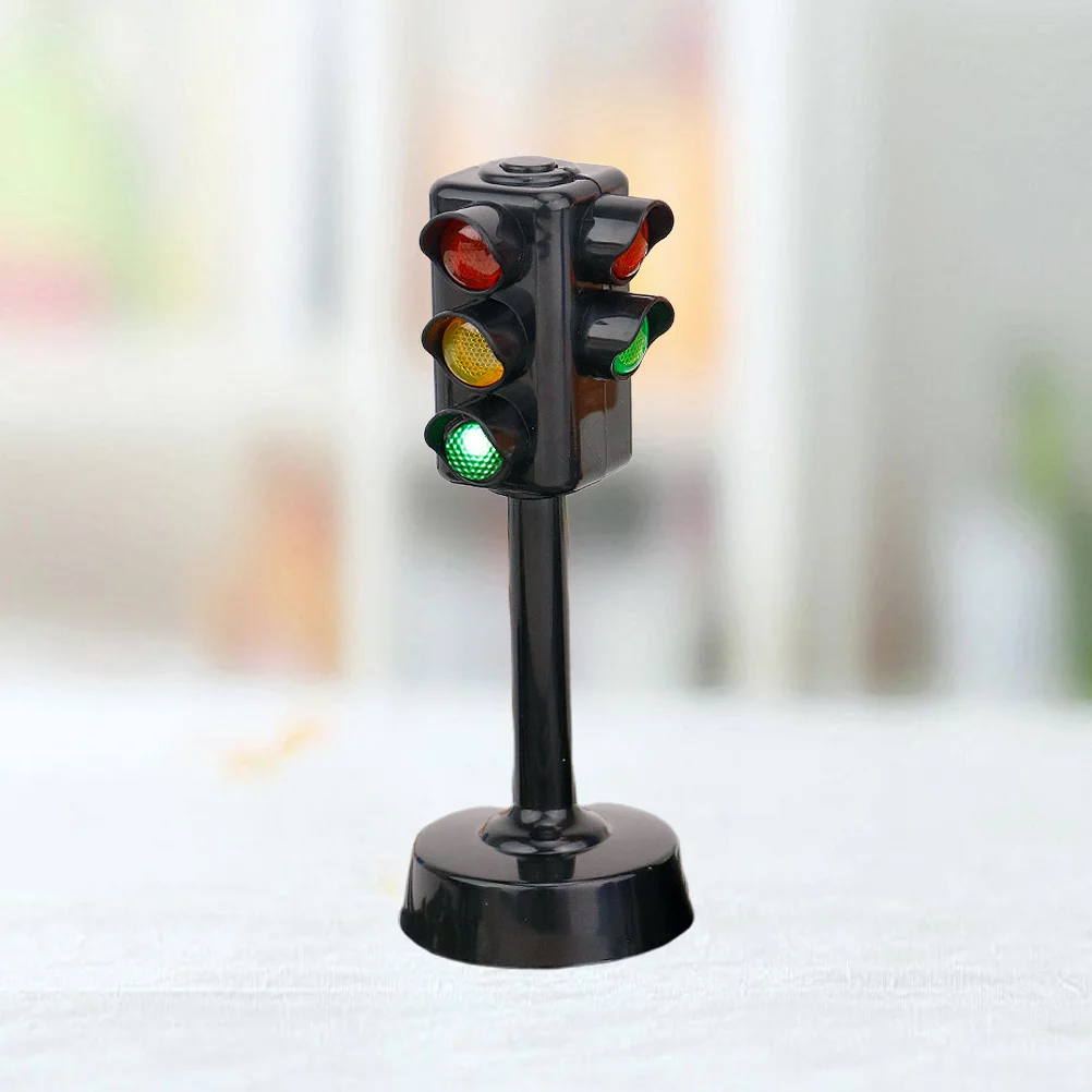 Traffic Signals Lamp Toy Traffic Lights Sound and Light Toy Early Education Simulation Children Kindergarten Baby Toys Traffic