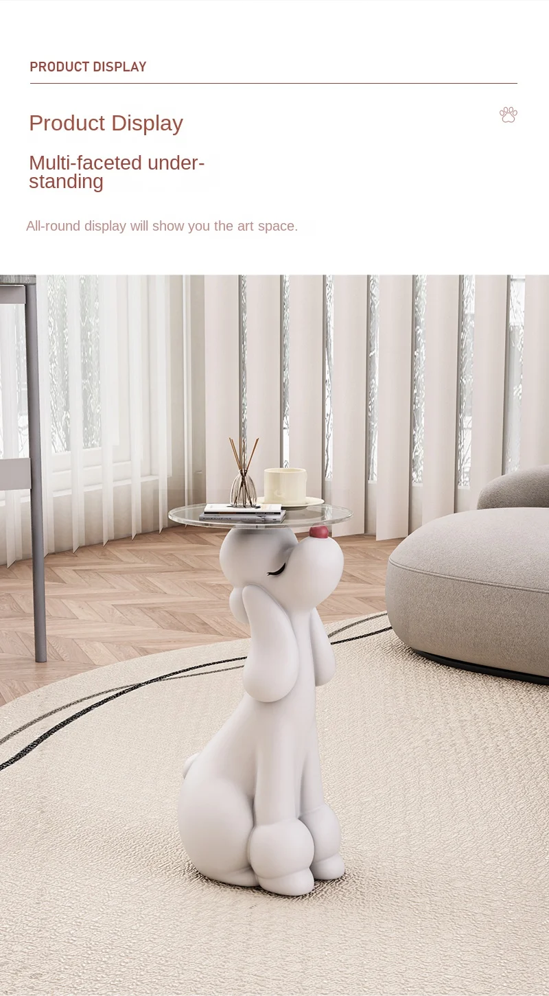 Poodle Dog Home Decorations Statue Super Shop