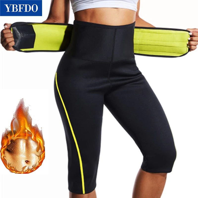 Fashion Sauna Suit Sauna Sweat Pants Neoprene Suit Sweatings Women Weight  Loss Fat Burn Corset Body Slimming @ Best Price Online