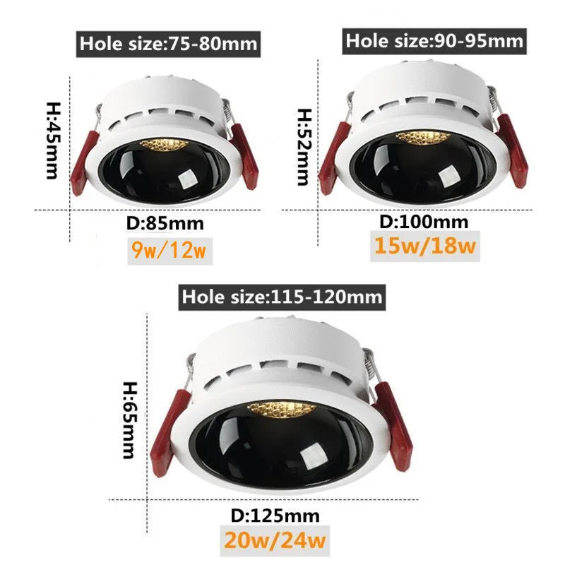  COB LED õ Ʈ ٿƮ , ν ,    , LED , 110  240V ǳ , 9W, 15W, 20W, 24W
