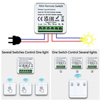 RF 433MHz Smart DIY Wireless Switch 1/2/3 Gang 86 Wall Panel Remote Control Relay Module for Home LED Light Automation System - Image 5