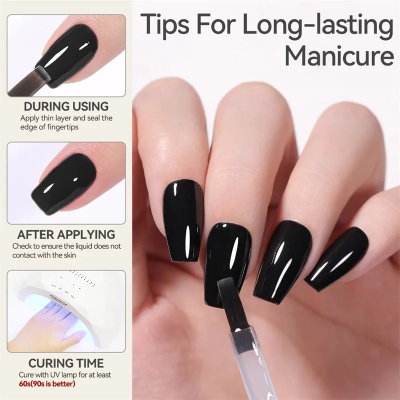 BORN PRETTY 10ml Super Top Base Coat Nail Gel polish Matte Top Coat Enhancer Varnish Semi Permanent Soak Off UV LED Nail Art 5