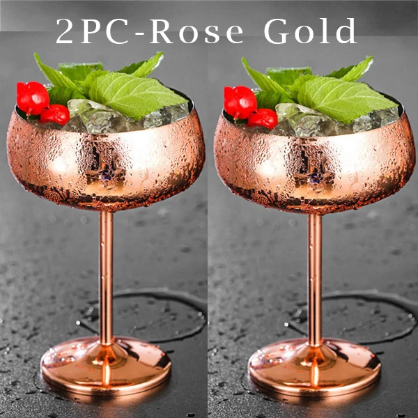 2PCS-Rose Gold