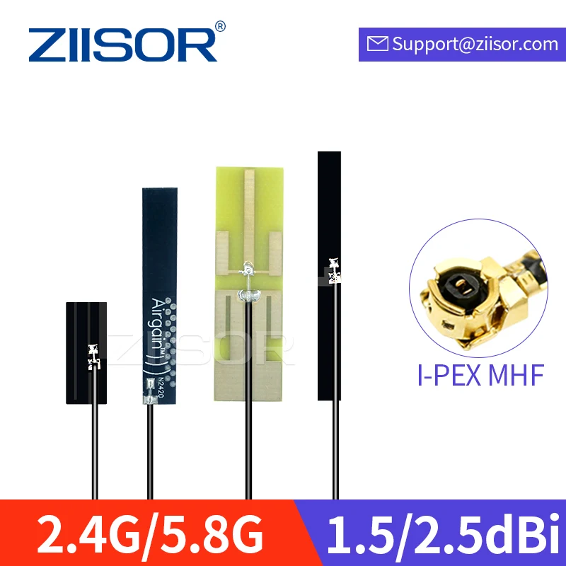 5pcs 2.4 GHz Wifi Antenna IPEX 2.4GHz Embeded Antennas for Router Aircard Aerial 5.8GHz for Internet Signal IPX 5G Antenne