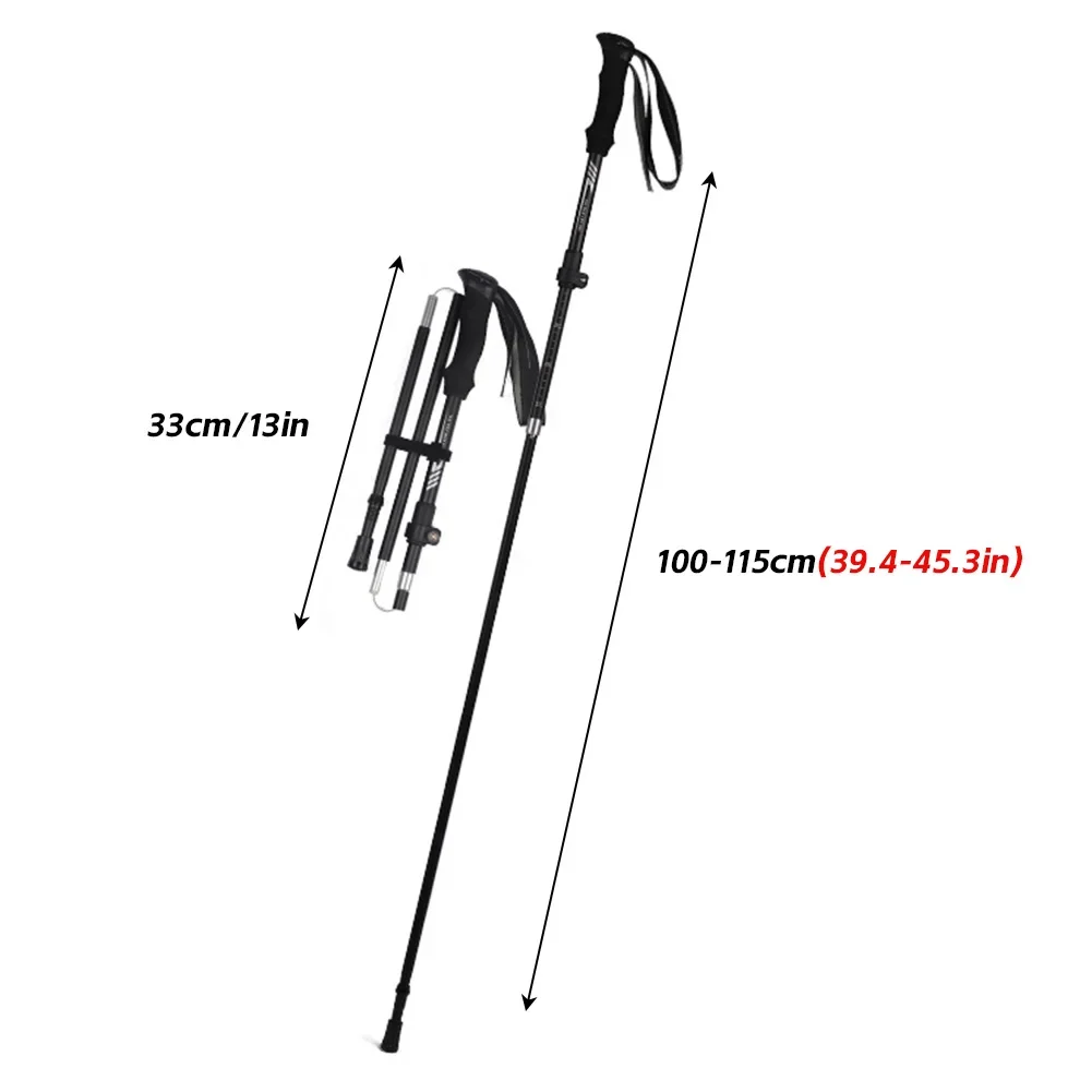 Ultralight Carbon Fiber Telescopic Trekking Pole