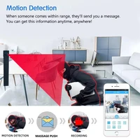 Mini caméra WiFi 4K HD nouvellement améliorée, prise en charge de la visualisation à distance, détection de mouvement, caméra de style nounou domestique DIY 4