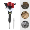 Light Weight Power Drill Digging Machine Hand-Held Rock Drill Breaker (One Tip And One Flat) for Road-Building and Telecom Works 4