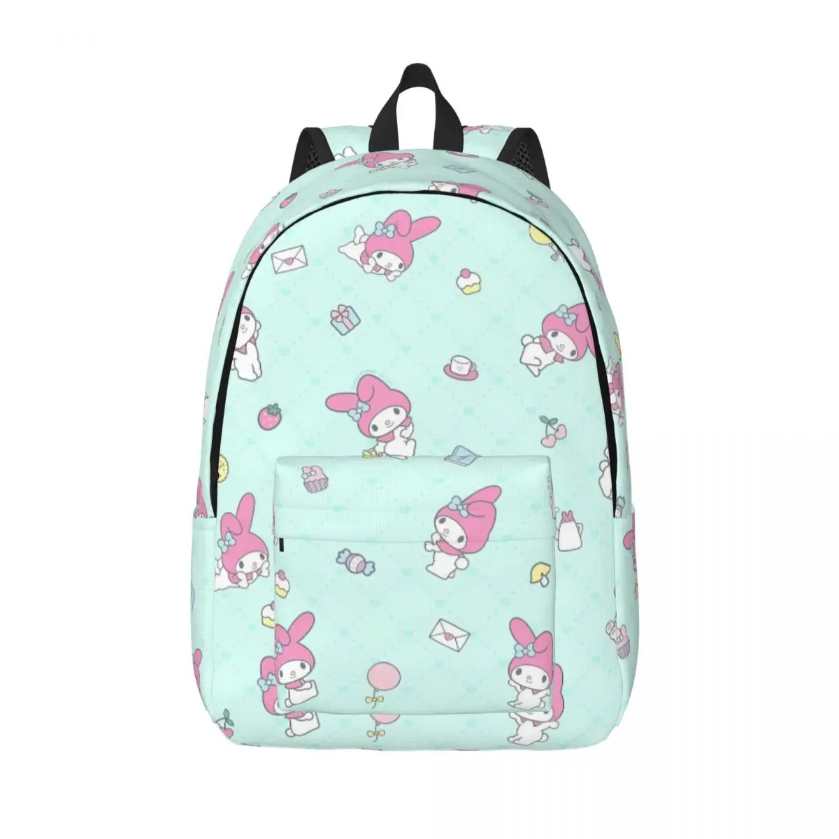 

Pink Cute Kawaii My Melody Cartoon Backpack for Men Women Teenage Student Work Daypack Laptop Canvas Bags Gift