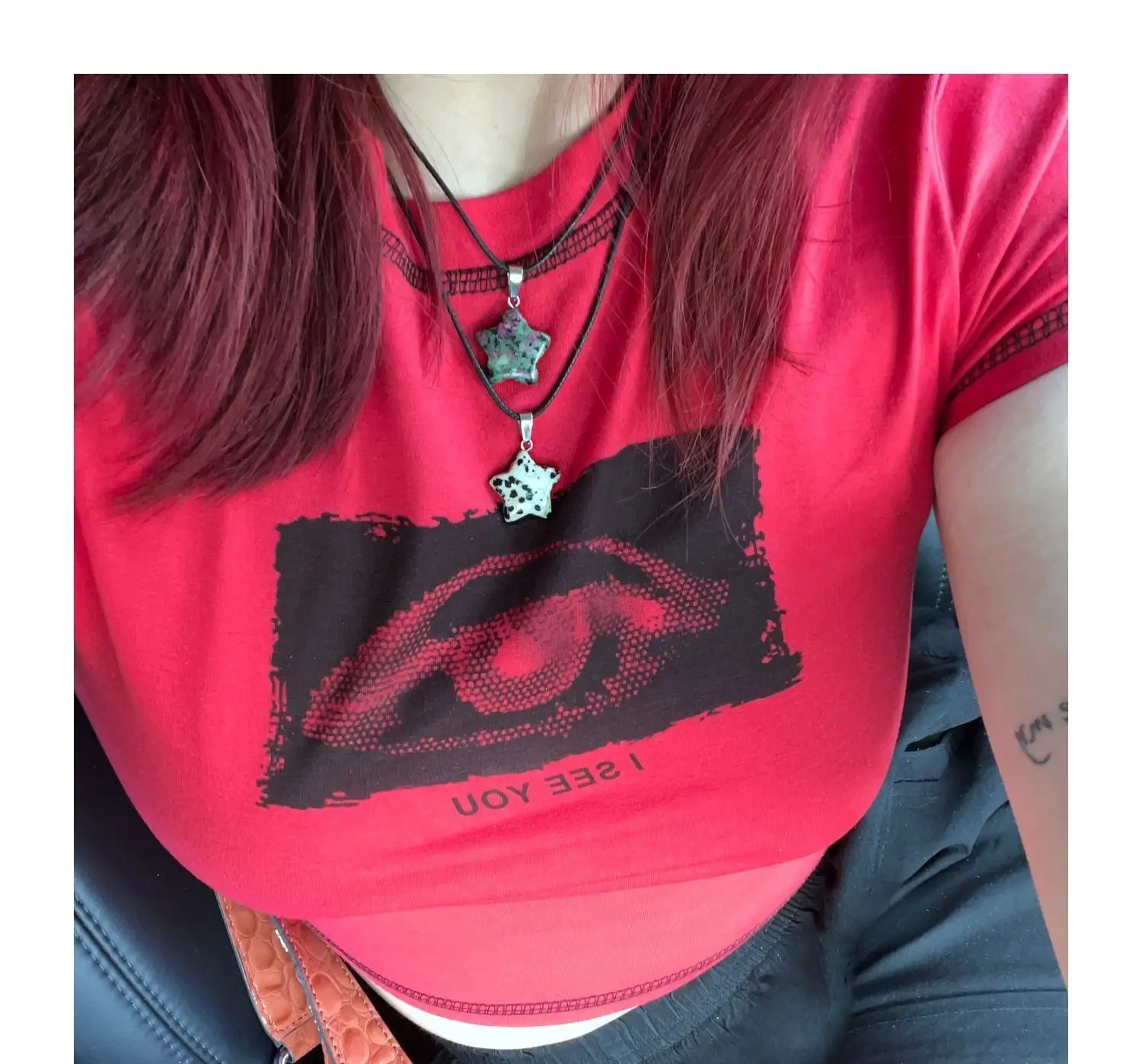 Trend Natural Stone Hexagon Crystal Rose Quartz Opal Star Pendant Necklace for Women Fluorite Lapis Bullet Pendulum Jewelry Gift - Image 6