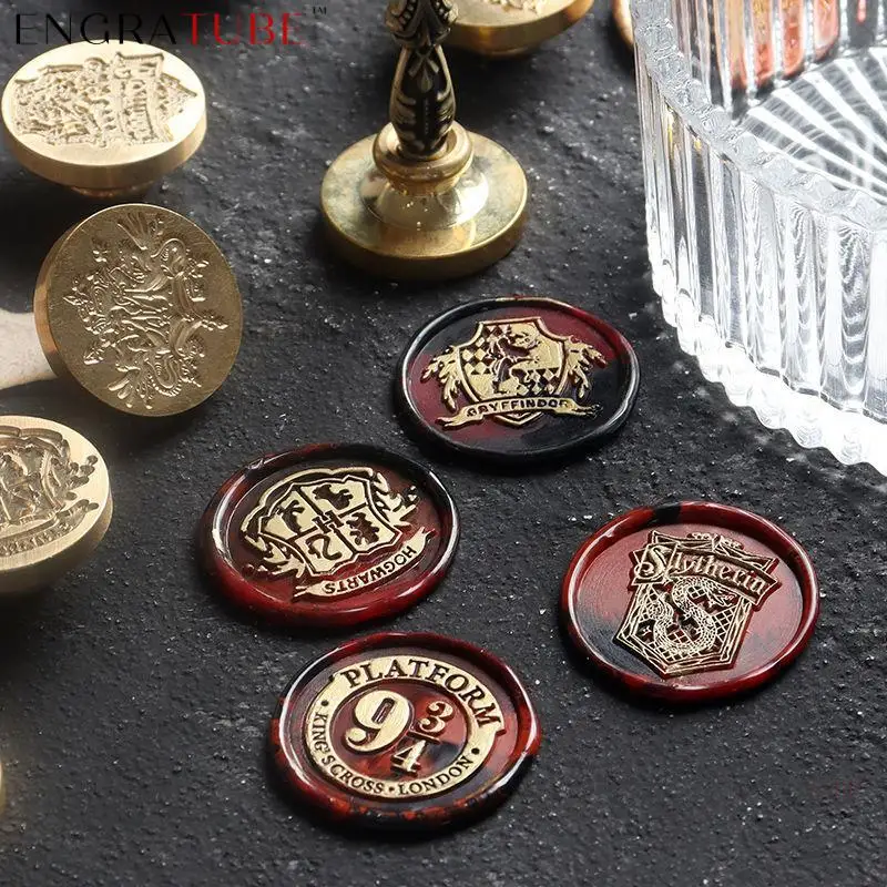 30mm Sealing Wax Stamp Magic Owl Post Blessing School Badge Dense Stamp Ancient Craft Wax Seal Decor Wedding Post Gifts wax seal stamp