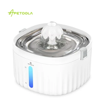 APETDOLA 고양이 물 분수 자동 애완 동물 물 디스펜서, 고양이를 위한 애완 동물 스마트 급수기 자동 센서 고양이 마시는 분수 액세서리 FP10