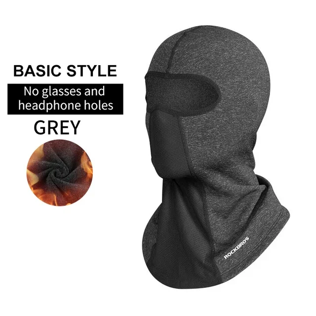 ROCKBROS Cagoule d'hiver Masque Cap chaud Bonnet vélo Masque moto –