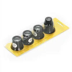 Enhanced Watch Repair Magnifying Glass Set - 4 - Piece Kit - 5x to 20x (4pcs set)