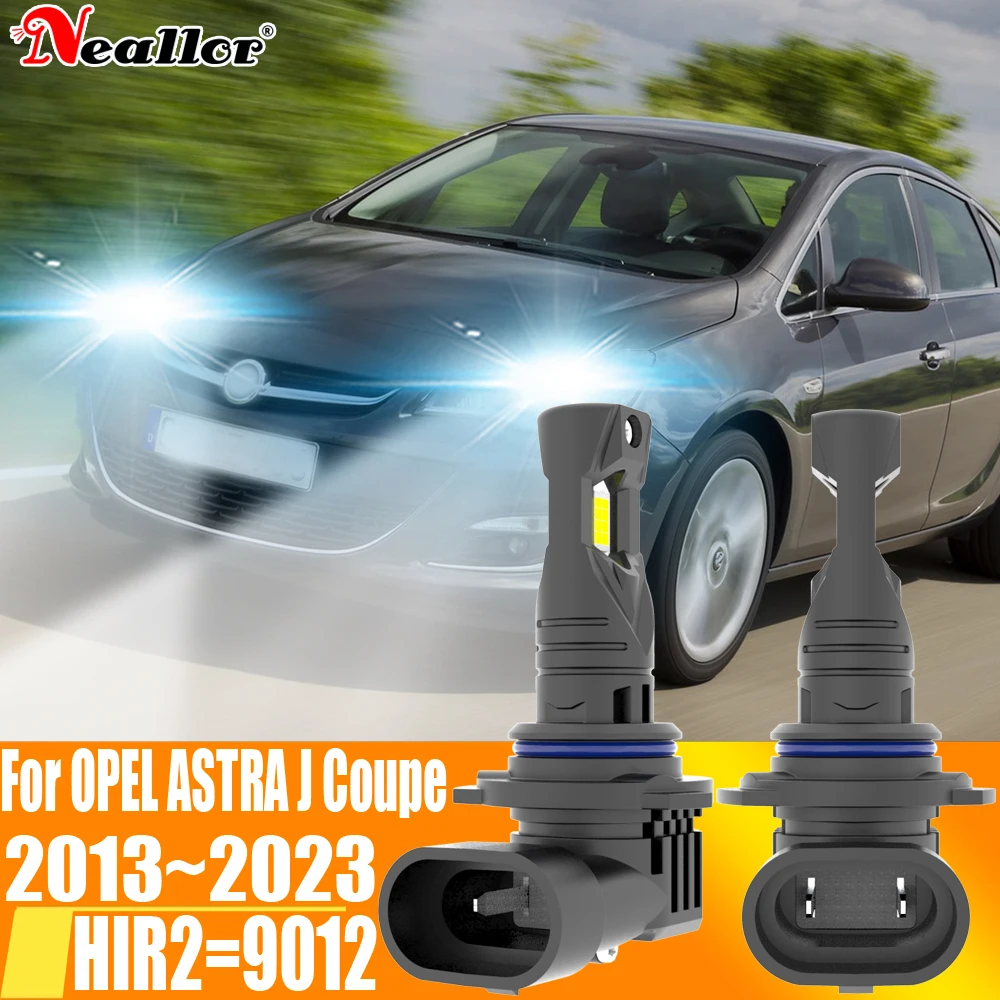 

2 шт., Автомобильные светодиодные лампы 9012 K 12 В 55 Вт для Opel Astra J 6000 ~ 2011