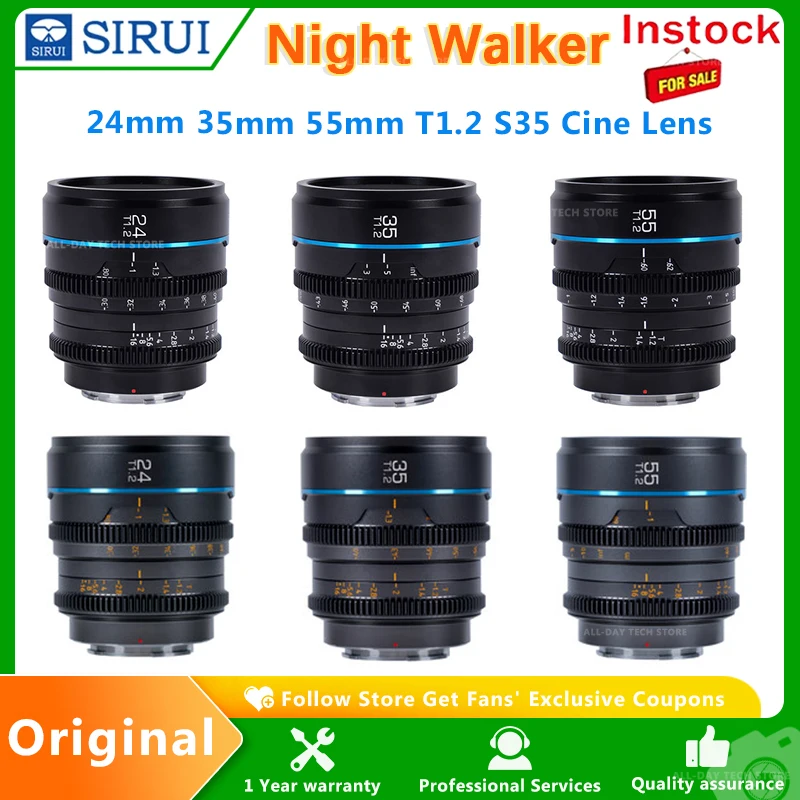 SIRUI Night Walker T1.2 canon RF Komodo用