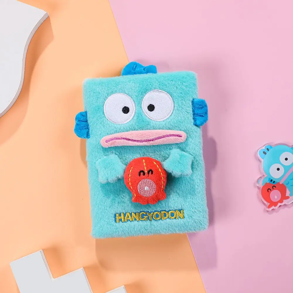 

Kawaii Sanrio Hangyodon Plush Notebook Student Cartoon B6 Notebook Ugly Fish Hangyodon Plush Notebook Planner Student Stationery