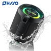 Ohayo X3 Portable Bluetooth Speaker, BT5.3 Wireless Speaker 40W Bass Diaphragms with Multi RGB Light, IPX7 Waterproof,TF & AUX 1