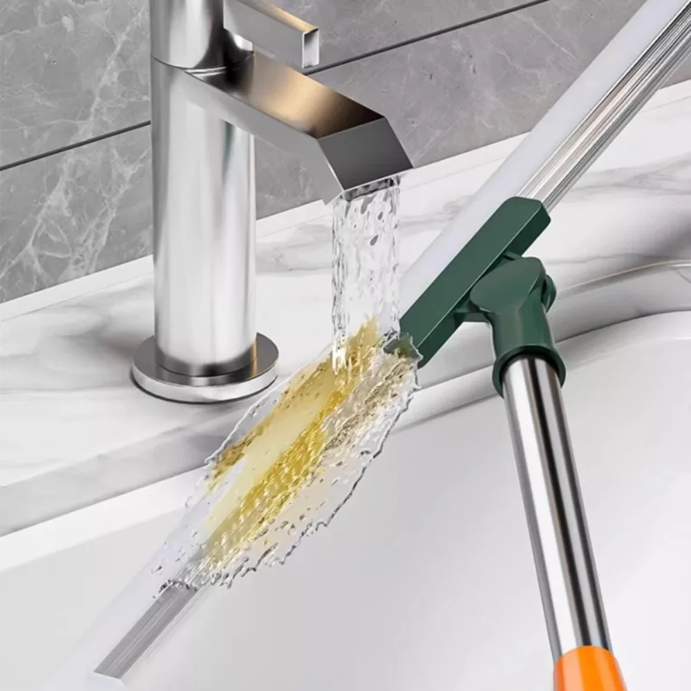 Silicone Scraper Broom Squeegee Floor Glass Bathroom Cleaning