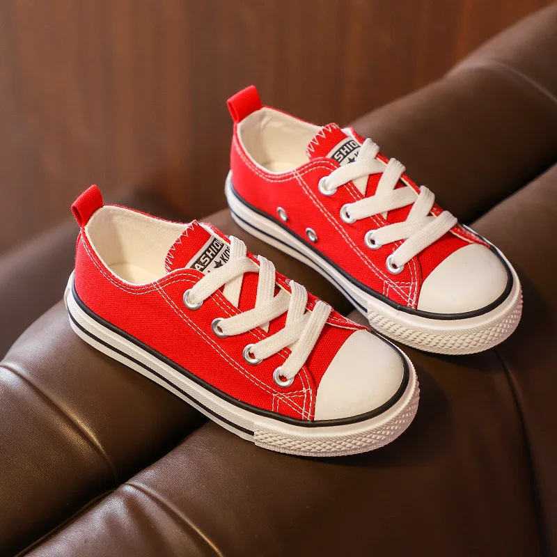 Kids Canvas Sneakers Toddler Sport Casual Shoes Fashion Soft Breathable Boys Girls Flats Canvas Shoes Children Loafers sports shoes kids sneakers kids shoes kids sports shoes