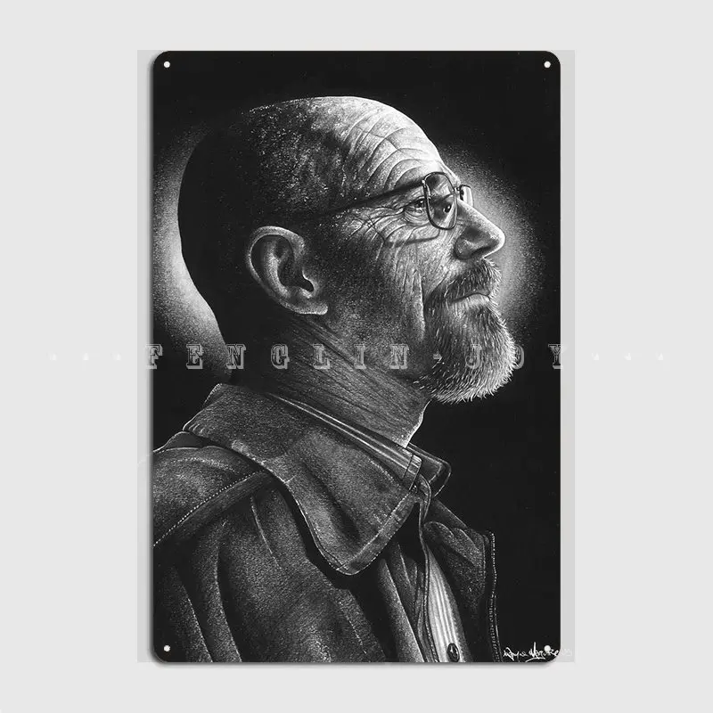 

Heisenberg Metal Sign Club Home Mural Funny Poster Tin Sign Poster