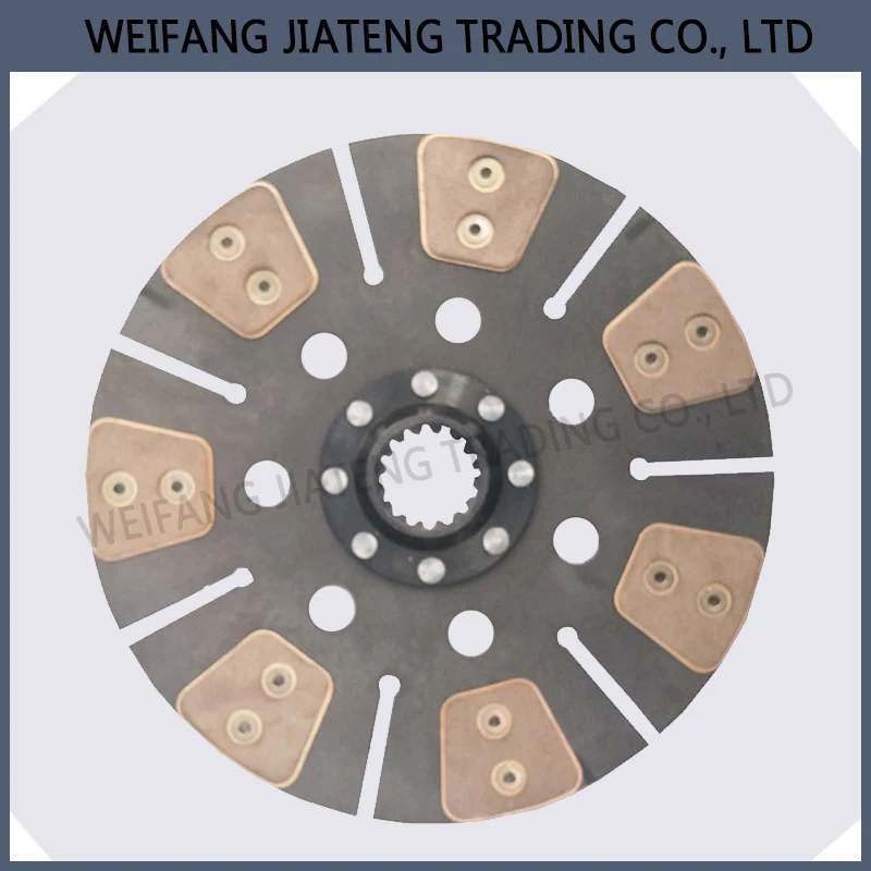 For Foton Lovol Tractor Parts FT300.21 Clutch friction plate assembly dld2 monolithic energized electromagnetic clutch friction single plate dry