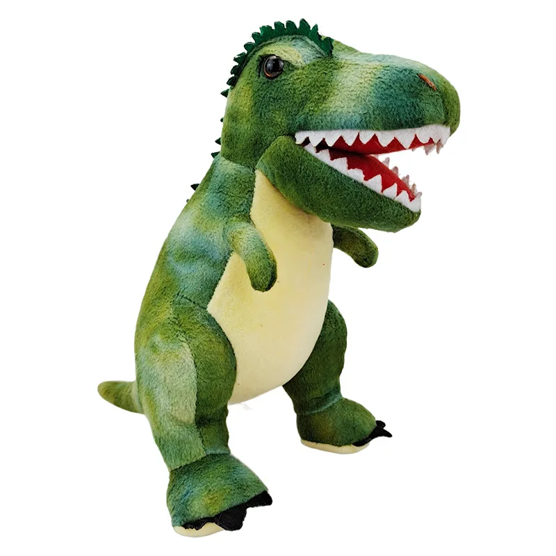 thumbnail image 1 of Peluche de dinosaurio de simulación de 25 cm, realista, triceratops, anquilosaurio, estegosaurio, T-rex, pterosaurio, dragón, muñeco de dibujos animados, regalo suave para niños, 1 of 5