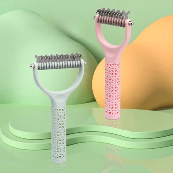 반려동물 털 제거 빗, 고양이 개 브러시, 반려동물 털 손질 도구, 털 흘리기 빗, 반려동물 털 트리밍, 데메팅 브러시