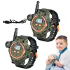 Outdoor Walky Talkies Rechargeable Interphone Toy For Children Green Walkie Talkies Watch For Park Travel Camping Adventures 1