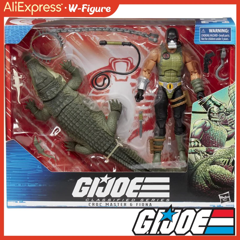 

Ships Now, Hasbro G.I. Joe Classified Series Series Croc Master & Fiona Action Figure Collectible Toy, with Accessories