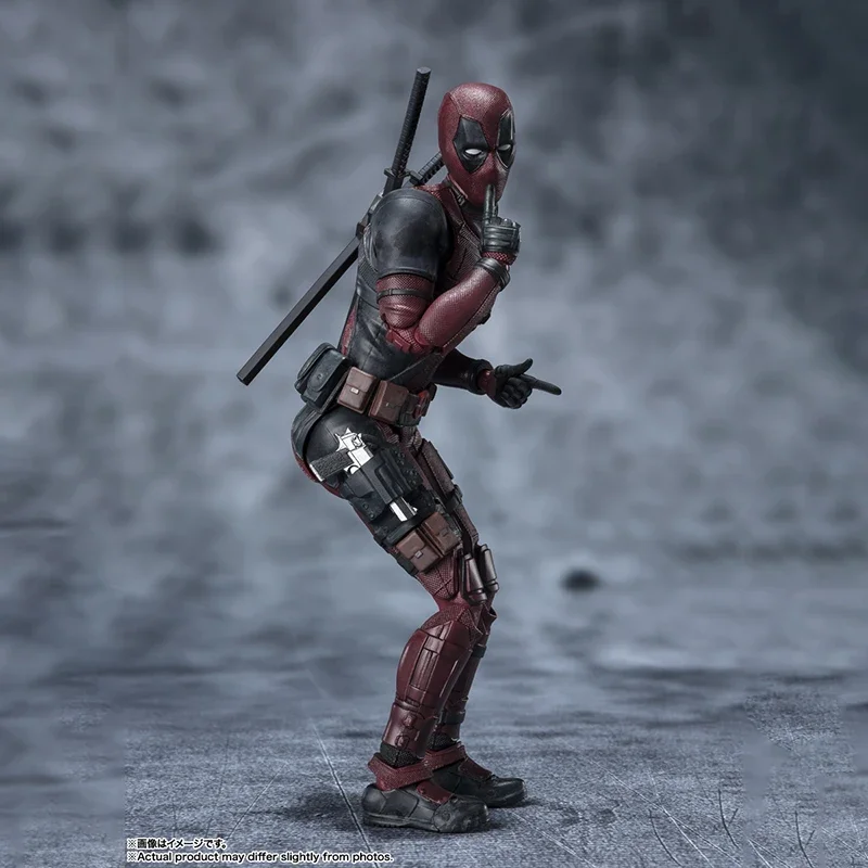In Stock Marvel Comics Figures X-Men Shf Deadpool 2 Action Figure Una Volta Su Deadpool Mobile Pvc Model Collection Regalo A Sorpresa