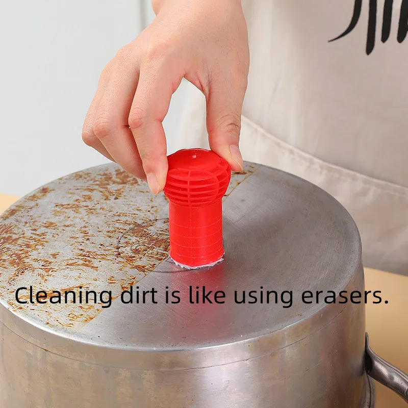 

2pcs Washing Pot Brush Glass Fiber Cleaning Derusting Stainless Steel Kitchenware Pan Ash Decontamination No Harm To The Pan