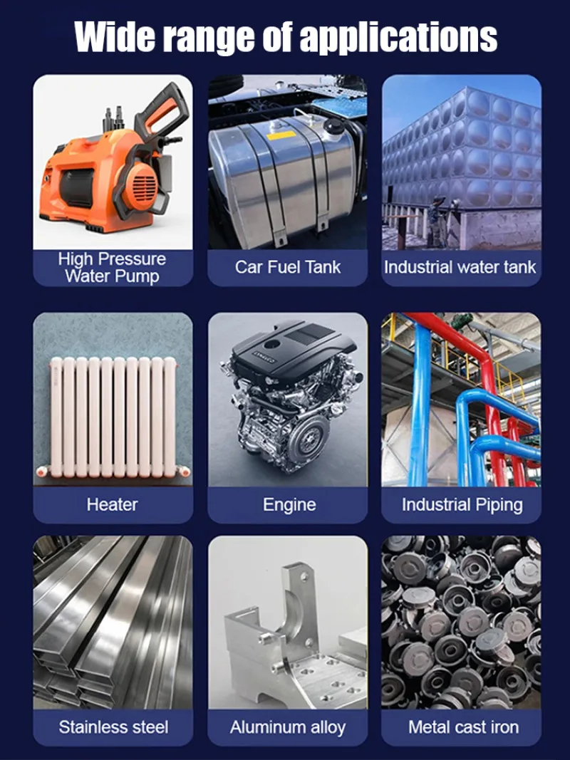 Casting glue metal repair high temperature resistant strong welding agent welding glue waterproof ceramic water pipe plastic