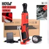 Hormy 3/8 Inch Cordless Electric Wrench 9.5mm Right Angle Ratchet Wrenches 65N.m Rechargeable Car Repair Tool Set Angle Wrench 1