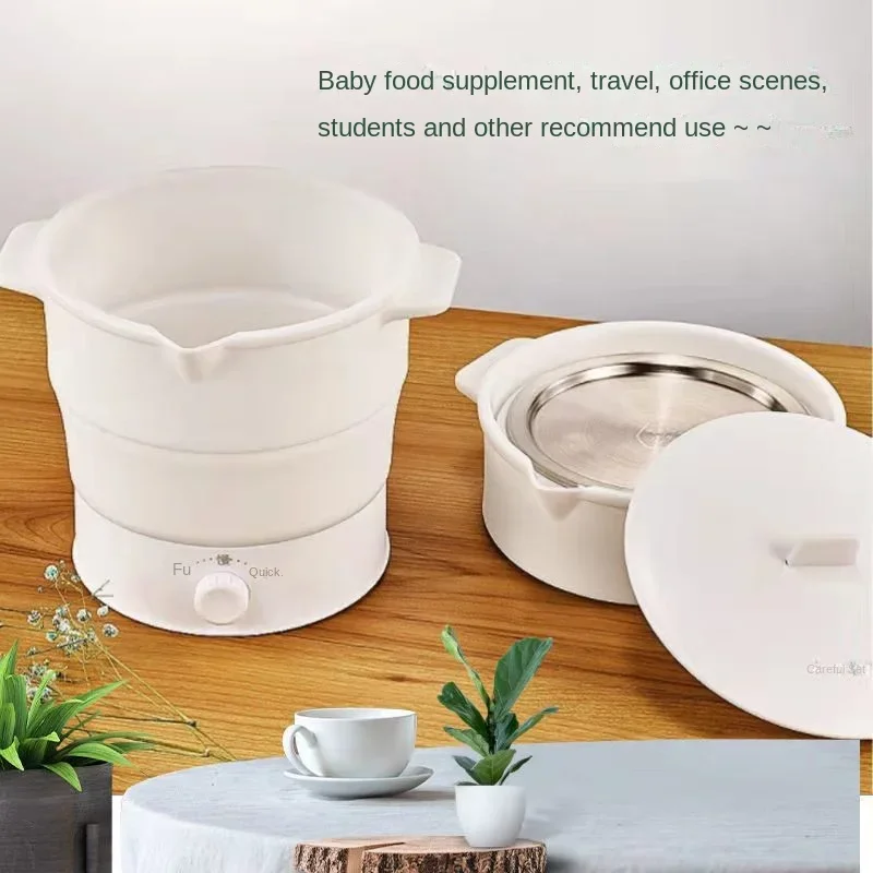 Multi Portable Foldable Pot for Travel Baby Milk Warmer Kettle Electric Cook Hot Pot Water Boiler Porridge for Baby