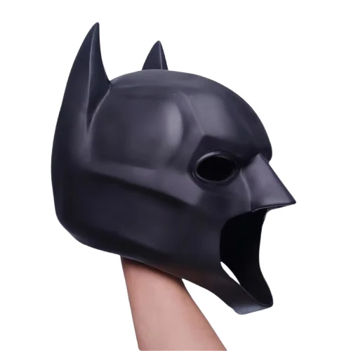 Masque Chauve-Souris Batman Nujvnuj – 2 Modèles Noir – Accessoire Halloween Carnaval – Élastique Réglable