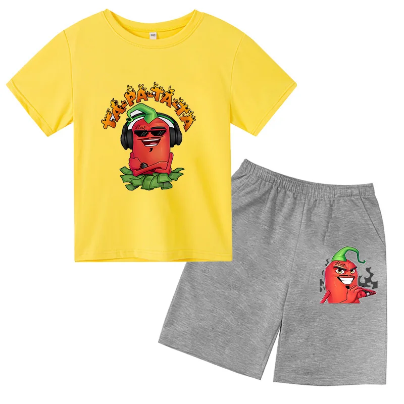 baby clothing sets	 2022 Latest Edisonpts Summer Fashion T-Shirts For Boys And Girls Edison Pts Charming Summer Suits For Kids 4-14 Years Old barbie clothing sets	