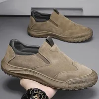 Men's Sport oes Anti-slip Wear-resistant Workwear Casual Slip-on Cloth oes for Spring Construction Site Labor Work
