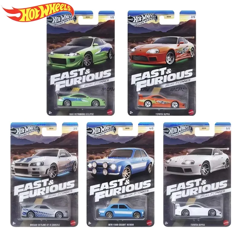 新品未開封　Hot Wheels FAST&FURIOUS 4台セット NEW Hot Wheels Premium Fast & Furious TOYOTA SUPRA 1/5 Car 1