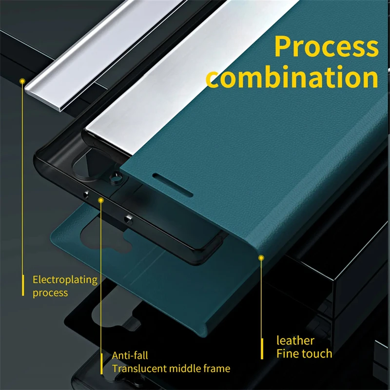 Magnetic Leather Flip Case For Xiaomi 12S 12 Turbo 11 10 Pro Plus Stand Cover Redmi Note 11S 10S 9T 9S 8T 8 9_voghion.com