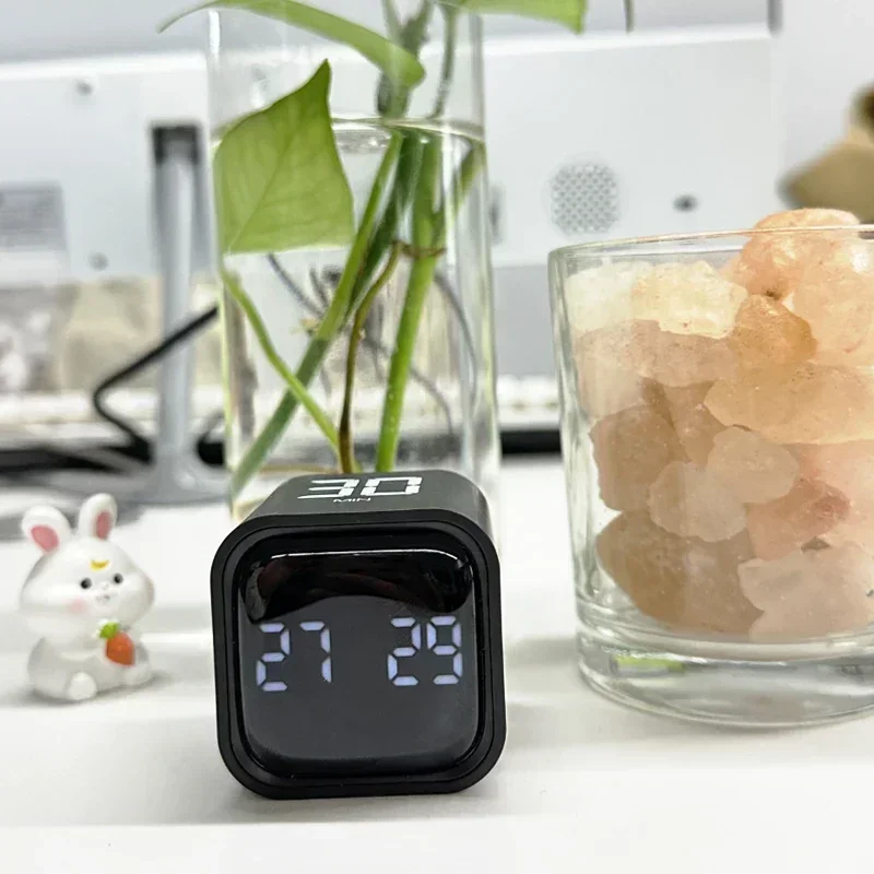 Cube Timer, timer di rotazione, 5/10/30/60 minuti e conto alla rovescia personalizzato, timer di produttività, pausa e riprendi, silenzioso, vibrazione e allarme sonoro regolabile per attività Cube Timer, timer di rotazione, 5/10/30/60 minuti e conto alla rovescia personalizzato, timer di produttività, pausa e riprendi, silenzioso, vibrazione e allarme sonoro regolabile per attività