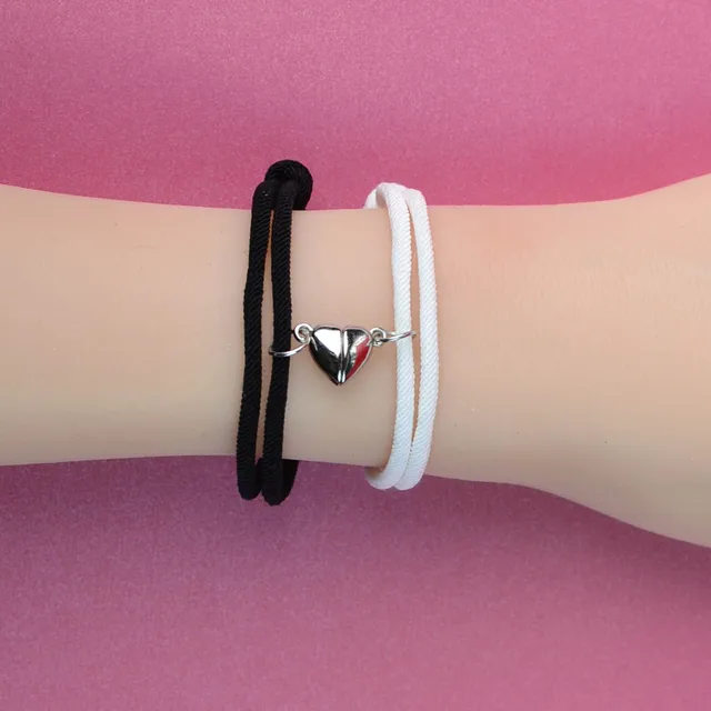 Bracciale Magnetico A Forma Di Cuore - Per Cucito, Parrucchieri E Fai Da Te - Con Cinturino In Silicone - Foto 6