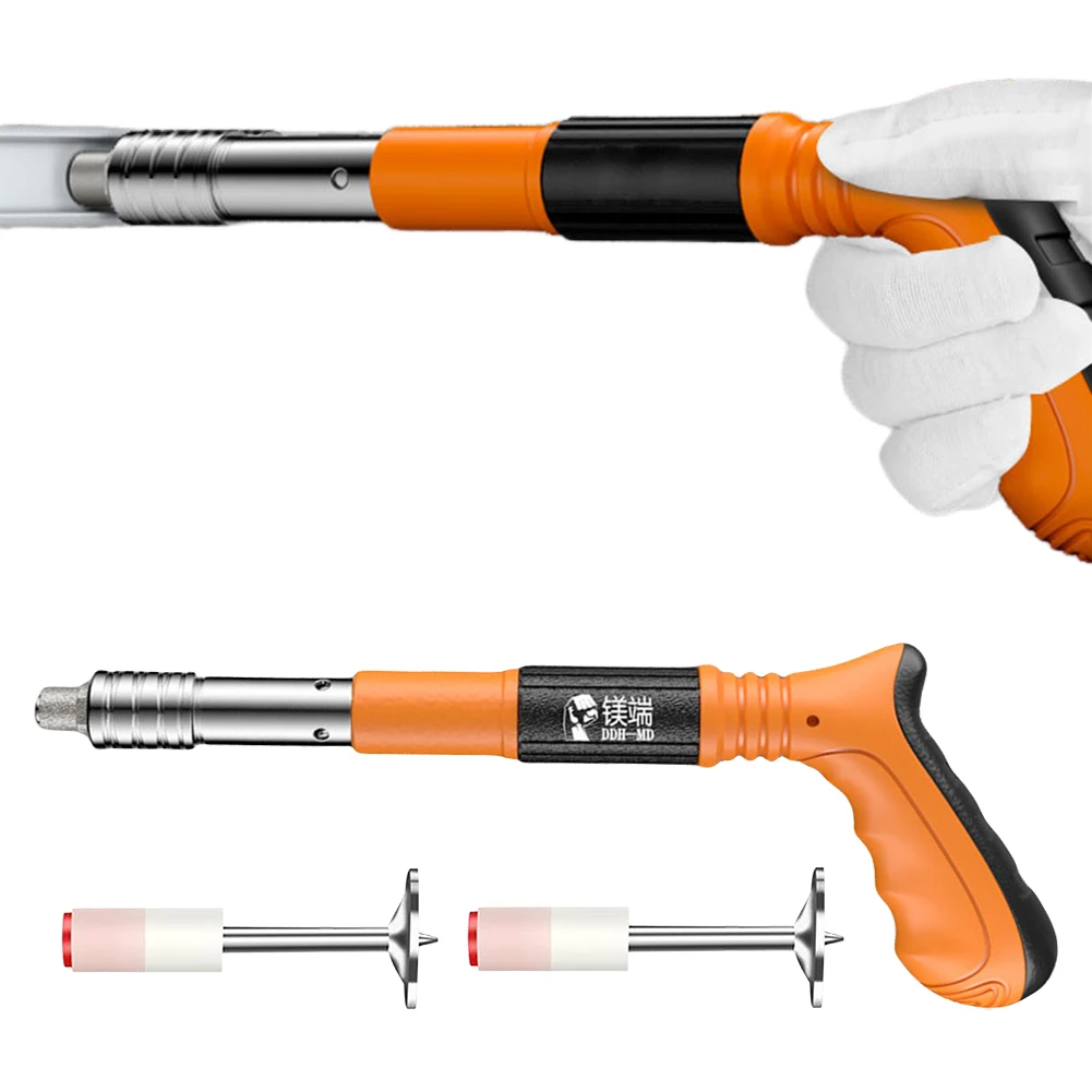 Mini Manual Steel Nail Gun Silence Wall Fastener Air Nail Gun Set With 5-100Pcs Nail One-handed Operate Nail Wall Fastening Tool 6