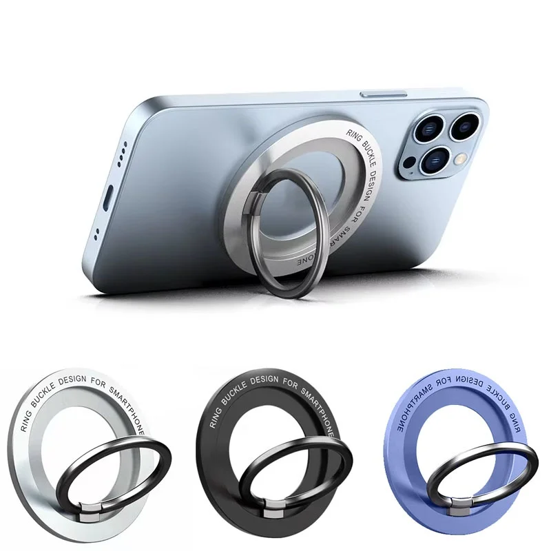 Magnetic Finger Ring Holder and Phone Stand Grip Mount