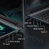 BYONE BY156 Dual Screen Laptop 15.6" IPS+7" Touch Screen 32G DDR4 2TB SSD Intel N100 Processor Windows11 Notebook Computer 6