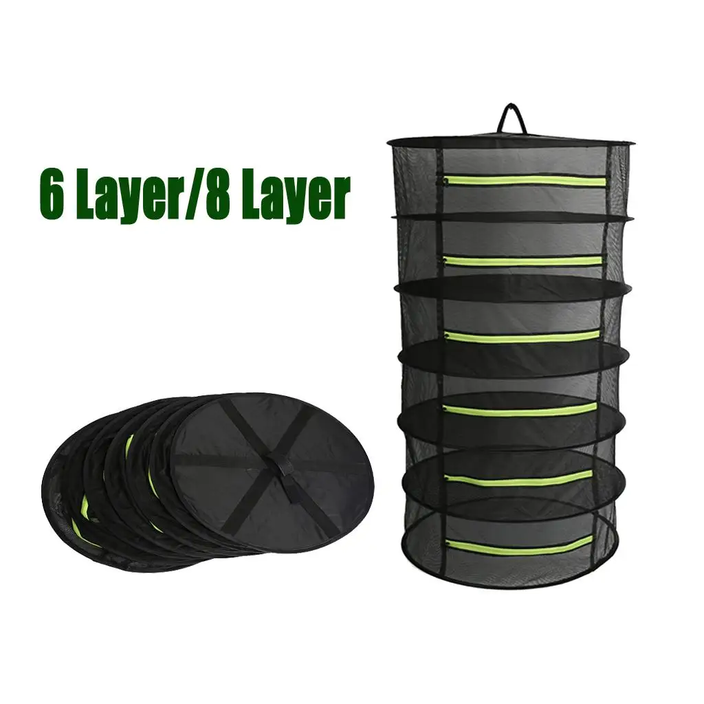 Flowers Buds Folding Drying Rack Net Dryer 60cm Carrying Bag