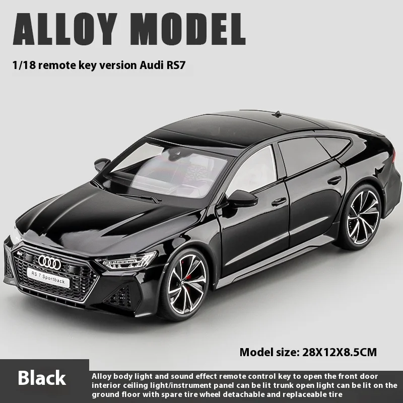 アウディ RS7 1/18 グレー スマートキー付き GT Spirit 1:18 Audi A7 RS7 Sportback Nardo Grey GT823