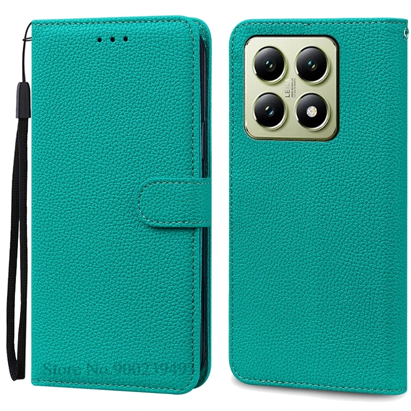 Leather Wallet Flip Cover - Elegant Book Style Case