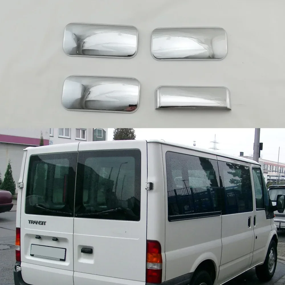 

4 шт., хромированные дверные ручки для Ford Transit Tourneo 2000-2014