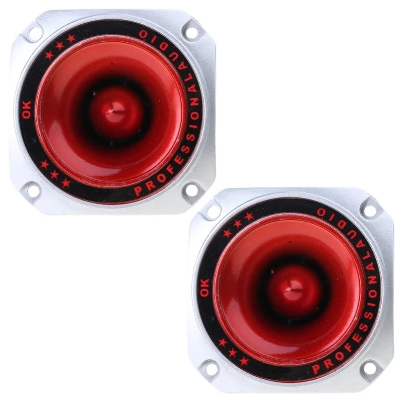 Altoparlanti in Metallo da 3.5 Pollici, Tweeter Piezoelettrici ad Alta Sensibilità, Altoparlanti per Alti da 3.5 Pollici 88mm - immagine 3