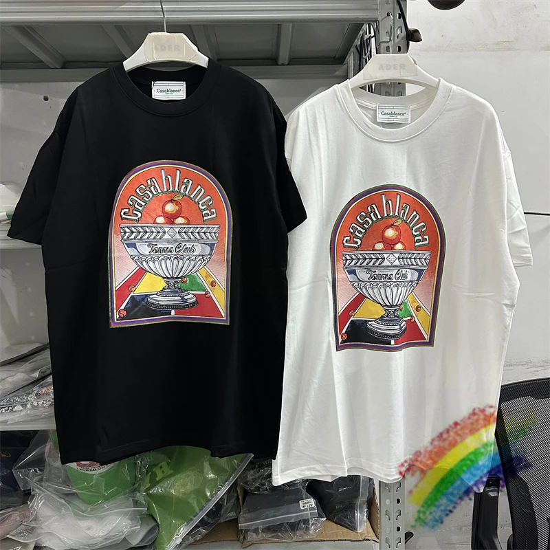 

Мужская и женская футболка с фруктовым принтом